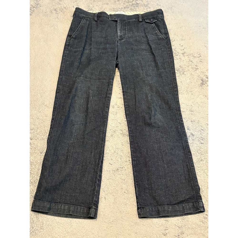 Dockers Favorite Fit Jeans Womens 12S Medium Wash Blue Denim Wide Leg Casual